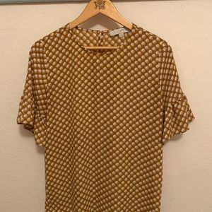 LOFT Short Sleeve Blouse